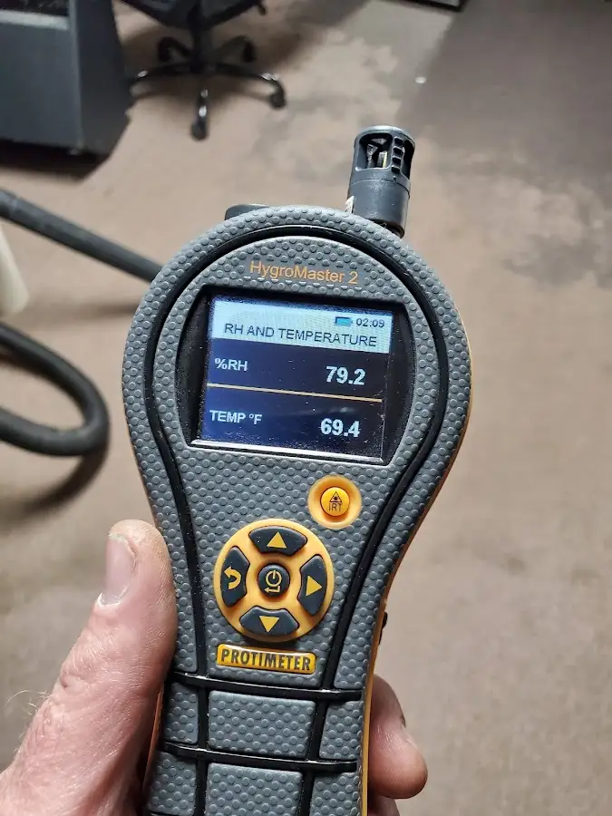 Moisture meter humidity assessment for Mold Remediation & Removal in Palmview